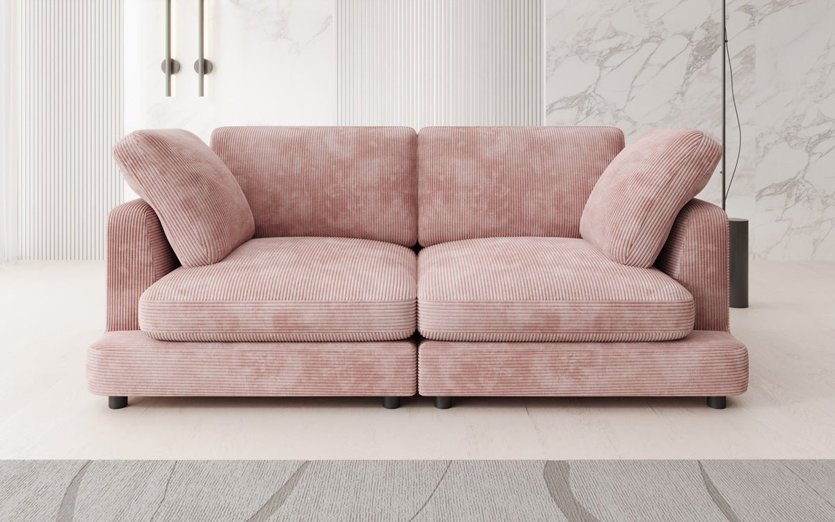 Designer 2 Sitzer Sofa Thalessa in Cord