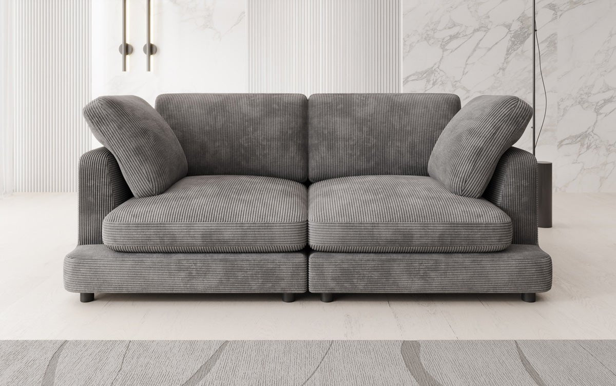 Designer 2 Sitzer Sofa Thalessa in Cord