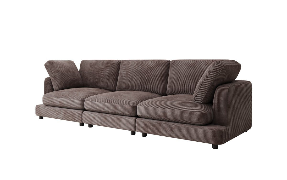 Designer 3-personers sofa Thalessa i Cordfløjl