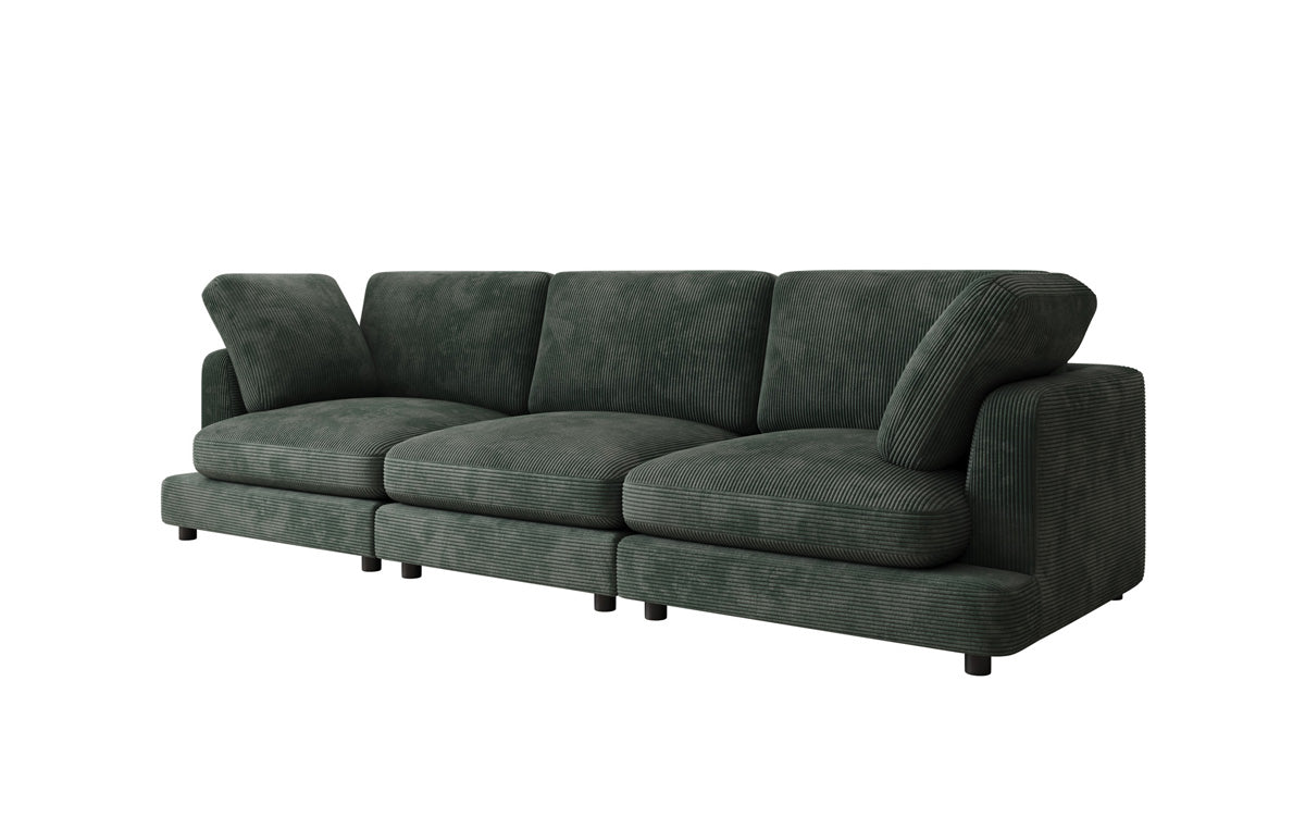 Designer 3-personers sofa Thalessa i Cordfløjl