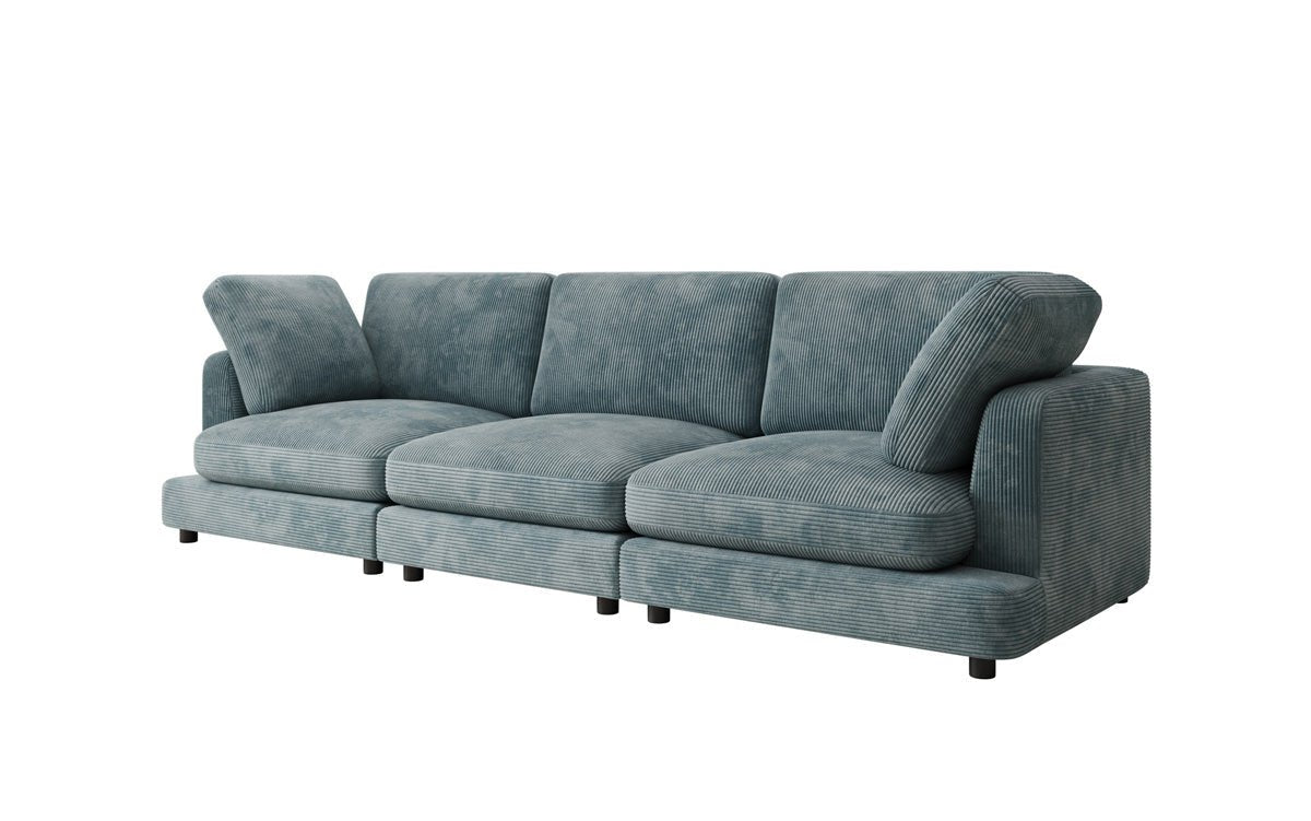 Designer 3-personers sofa Thalessa i Cordfløjl