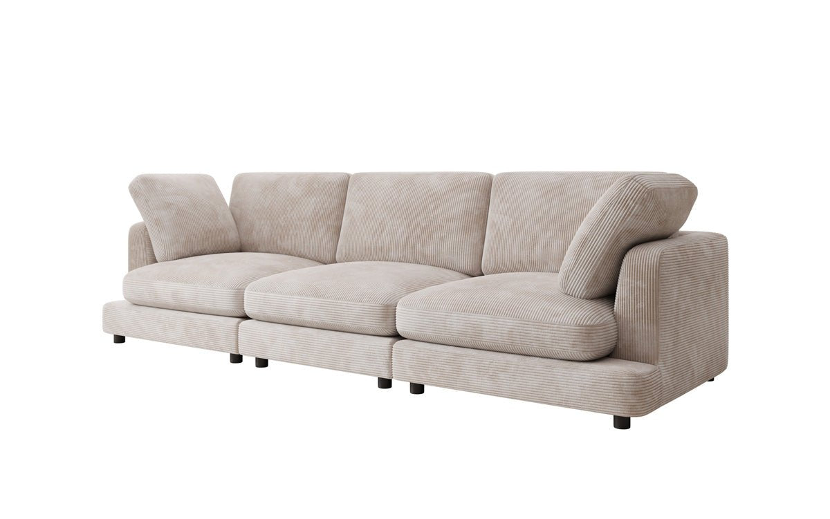 Designer 3-personers sofa Thalessa i Cordfløjl