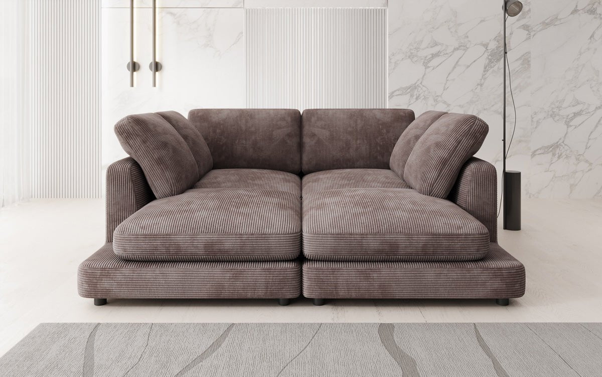 Designer Lounge-Sofa Thalessa in Cord