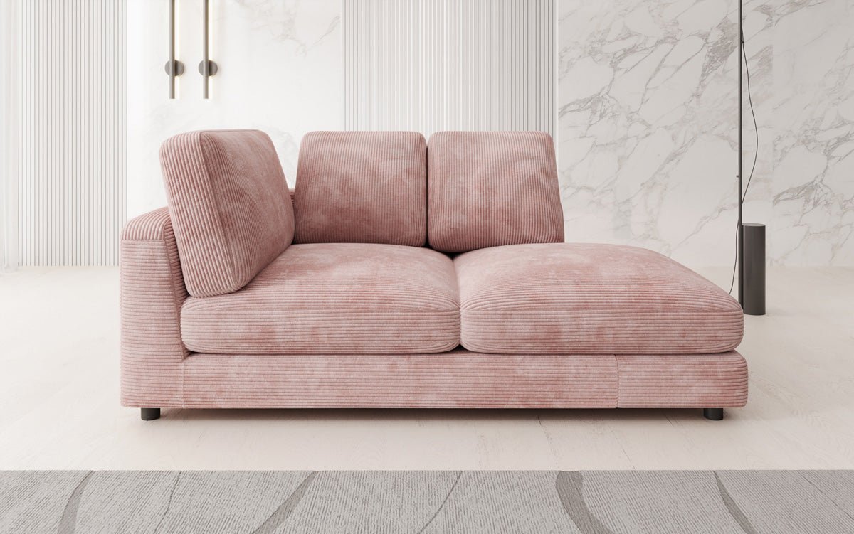 Designer chaiselong/sofa Thalessa i Cordfløjl