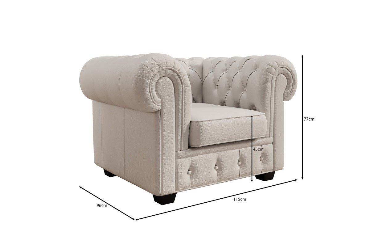 Chesterfield Royal 3+2+1 Sofasæt i ægte læder