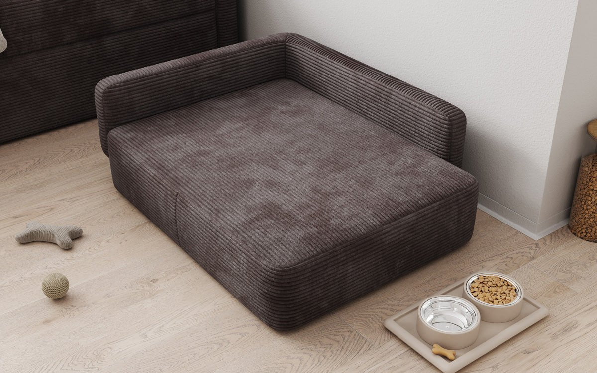 Hundeseng BelloCouch 80 × 100 cm i Cordfløjl