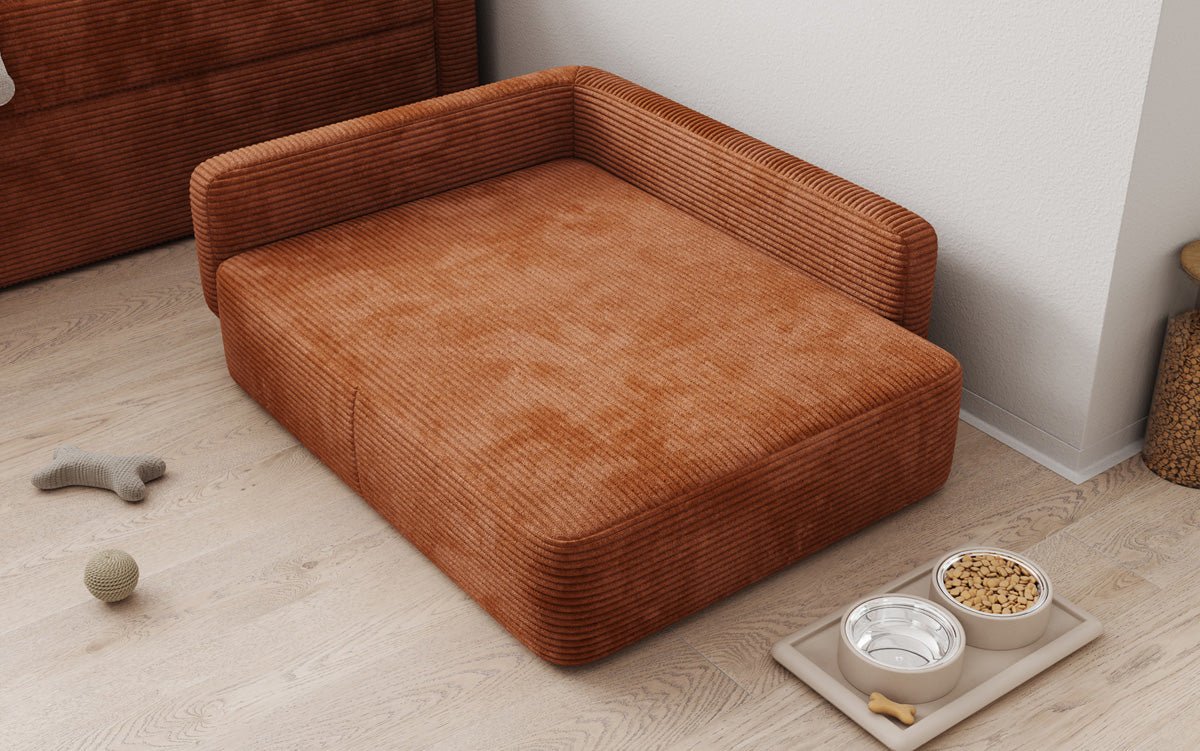Hundeseng BelloCouch 80 × 100 cm i Cordfløjl