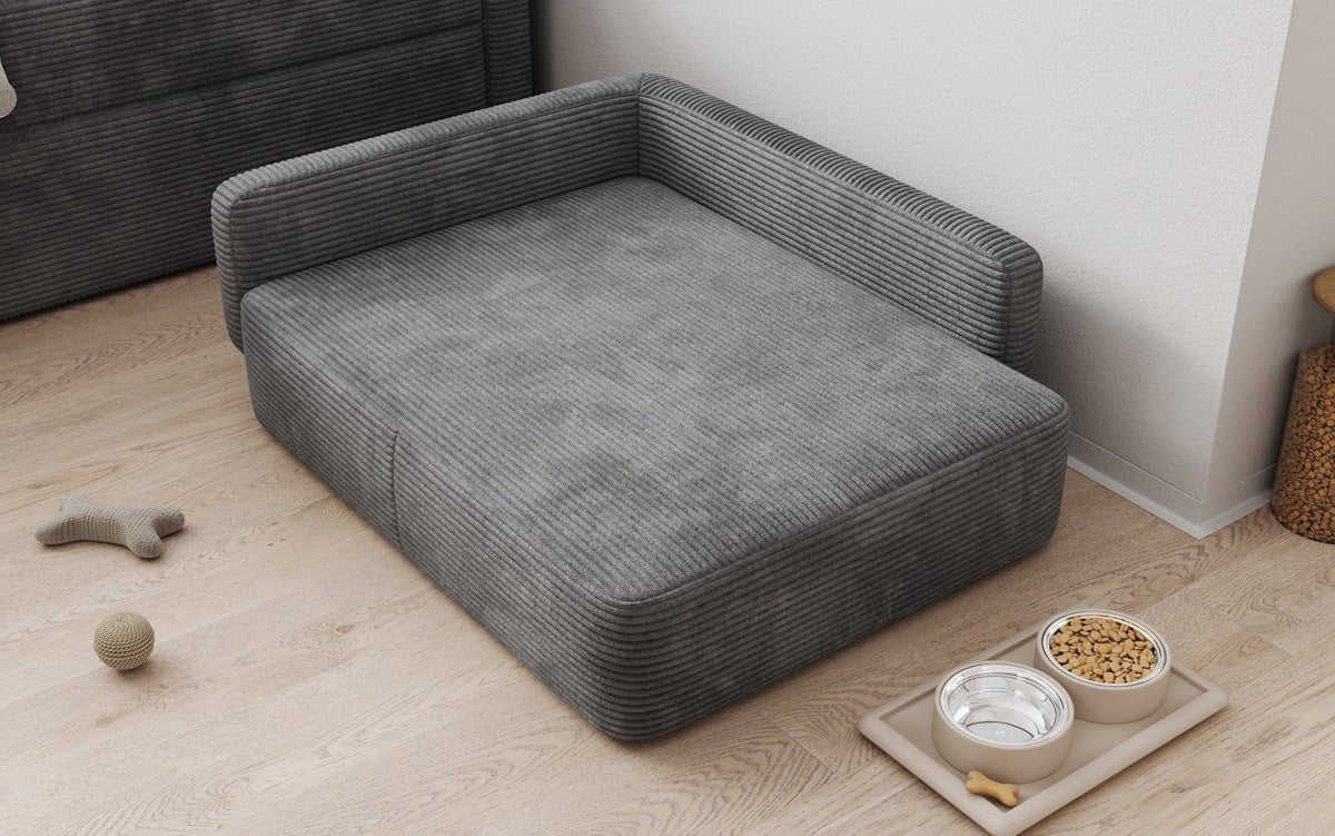 Hundeseng BelloCouch 80 × 100 cm i Cordfløjl