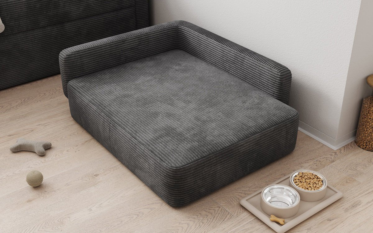 Hundeseng BelloCouch 80 × 100 cm i Cordfløjl