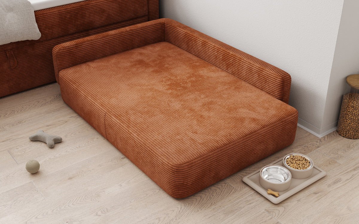 Hundeseng BelloCouch 100 × 120 cm i Cordfløjl