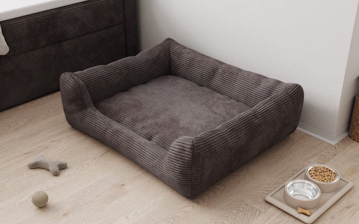 Hundeseng Cosmo 120 × 80 cm i Cordfløjl