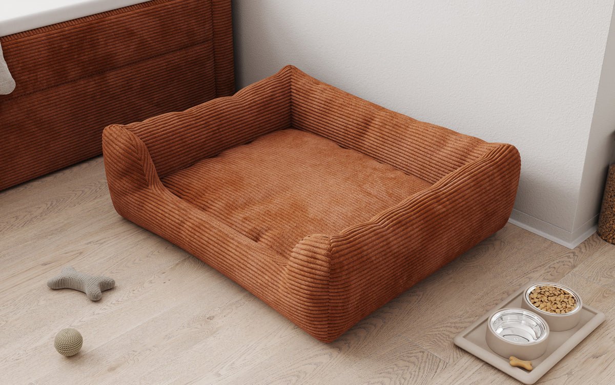 Hundeseng Cosmo 120 × 80 cm i Cordfløjl