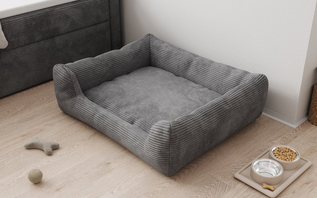 Hundeseng Cosmo 120 × 80 cm i Cordfløjl