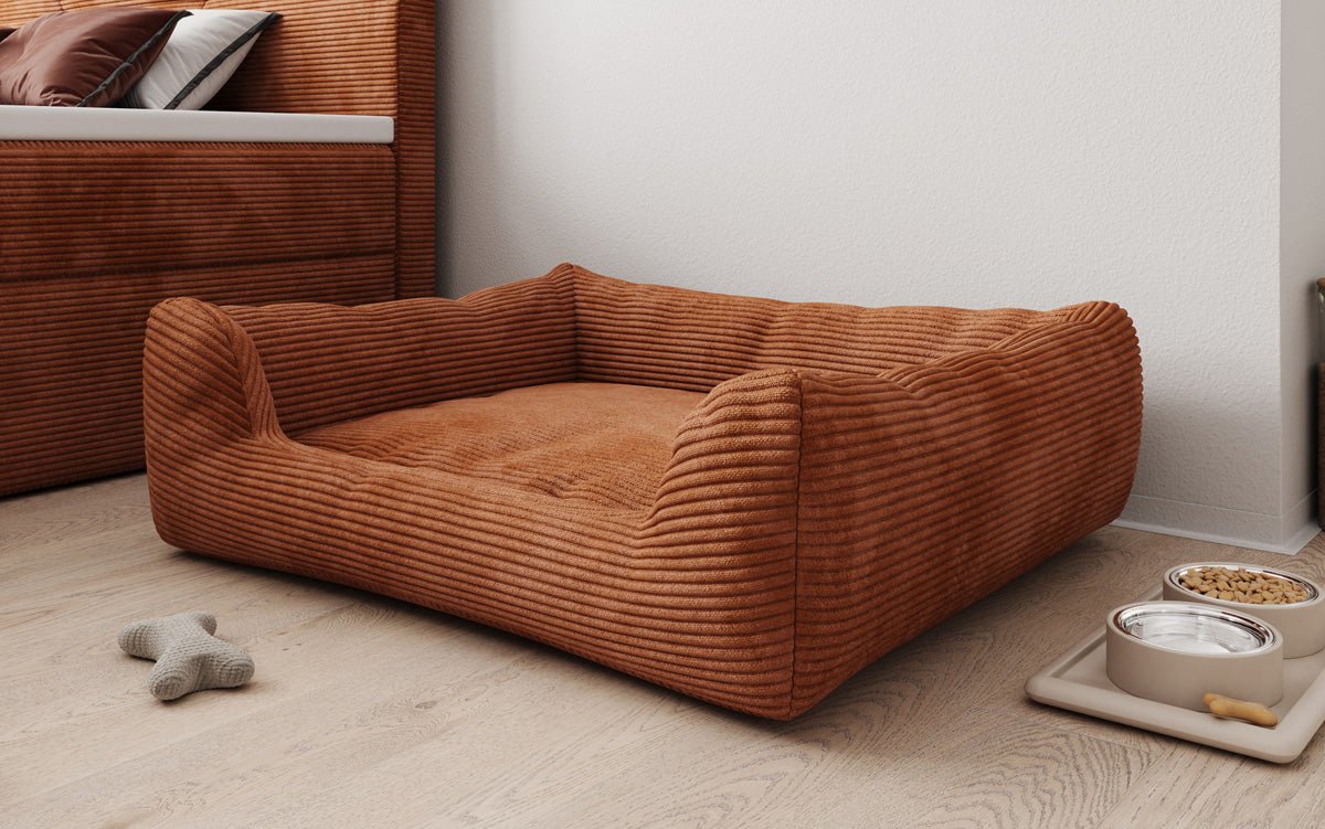 Hundeseng Cosmo 120 × 80 cm i Cordfløjl