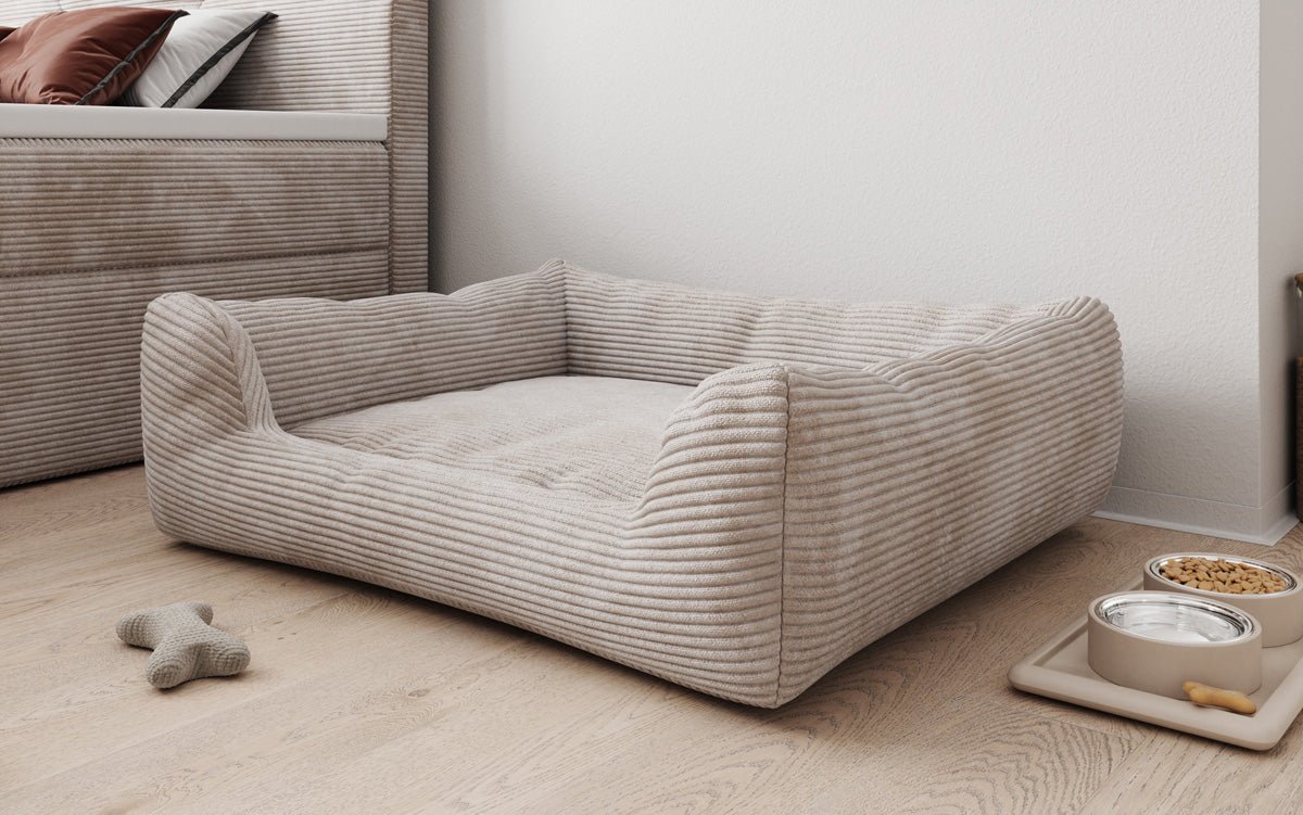 Hundeseng Cosmo 120 × 80 cm i Cordfløjl