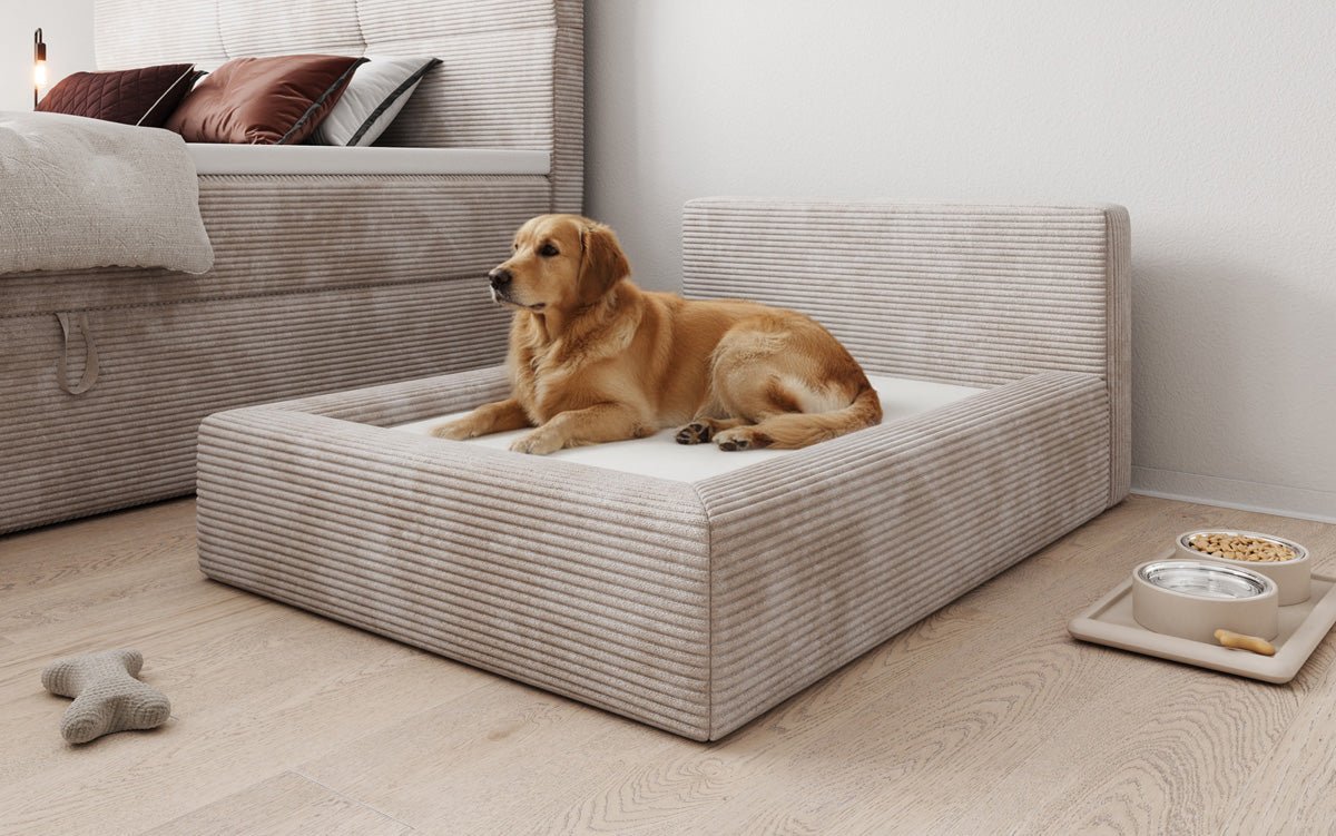 Hundeseng LupoLounge 110x80 cm i Cordfløjl