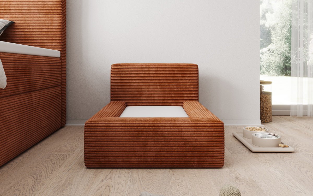 Hundeseng LupoLounge 80 × 60 cm i Cordfløjl