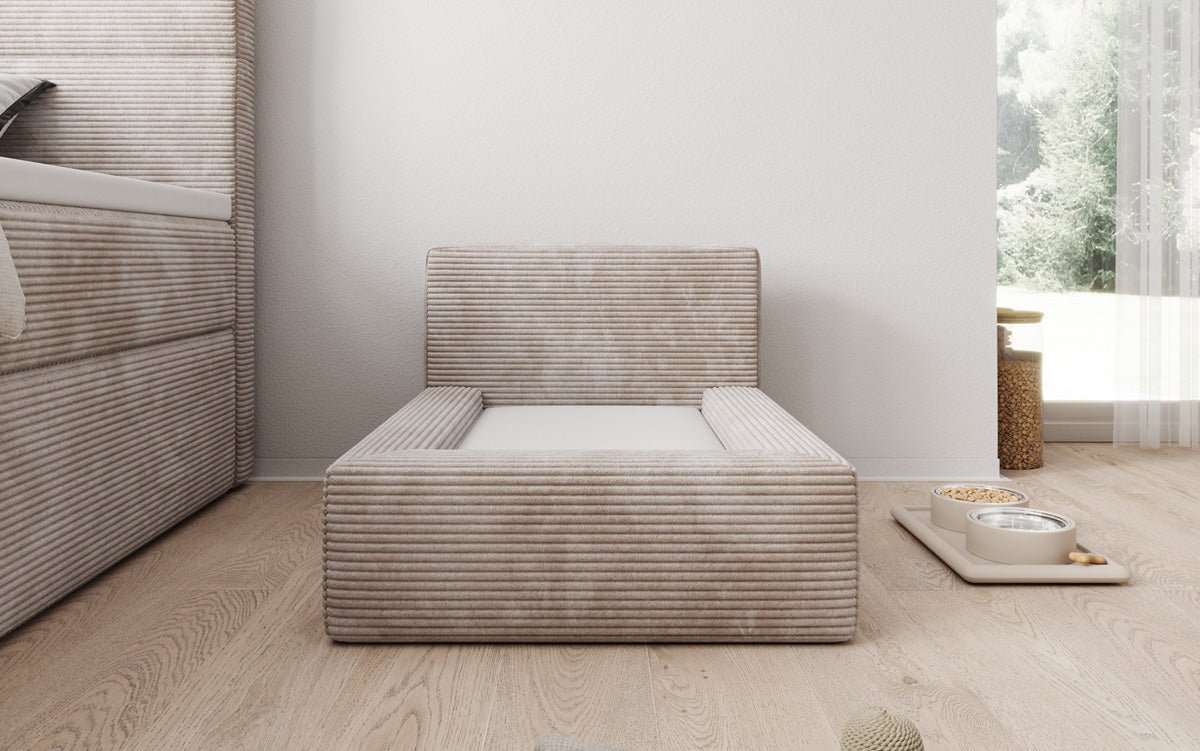 Hundeseng LupoLounge 80 × 60 cm i Cordfløjl