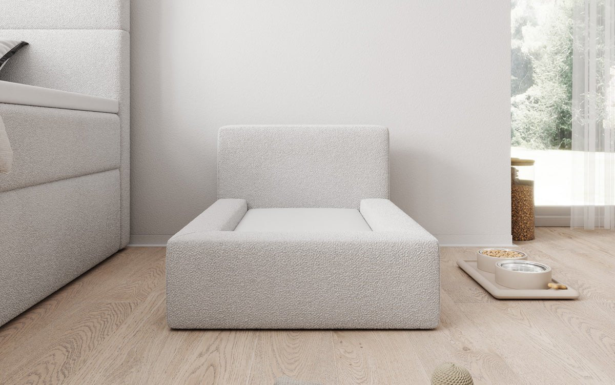 Hundeseng LupoLounge 80 × 60 cm i Bouclé