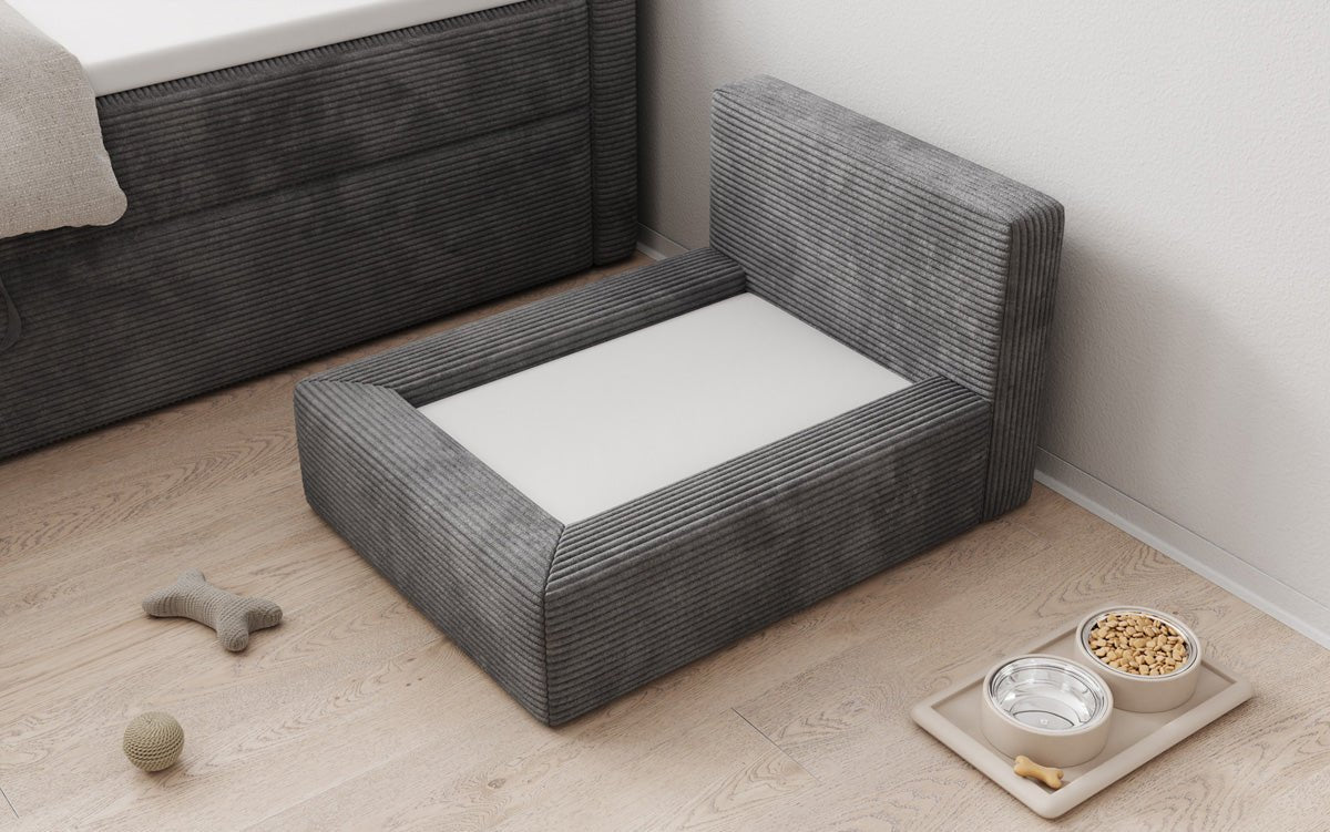 Hundeseng LupoLounge 80 × 60 cm i Cordfløjl