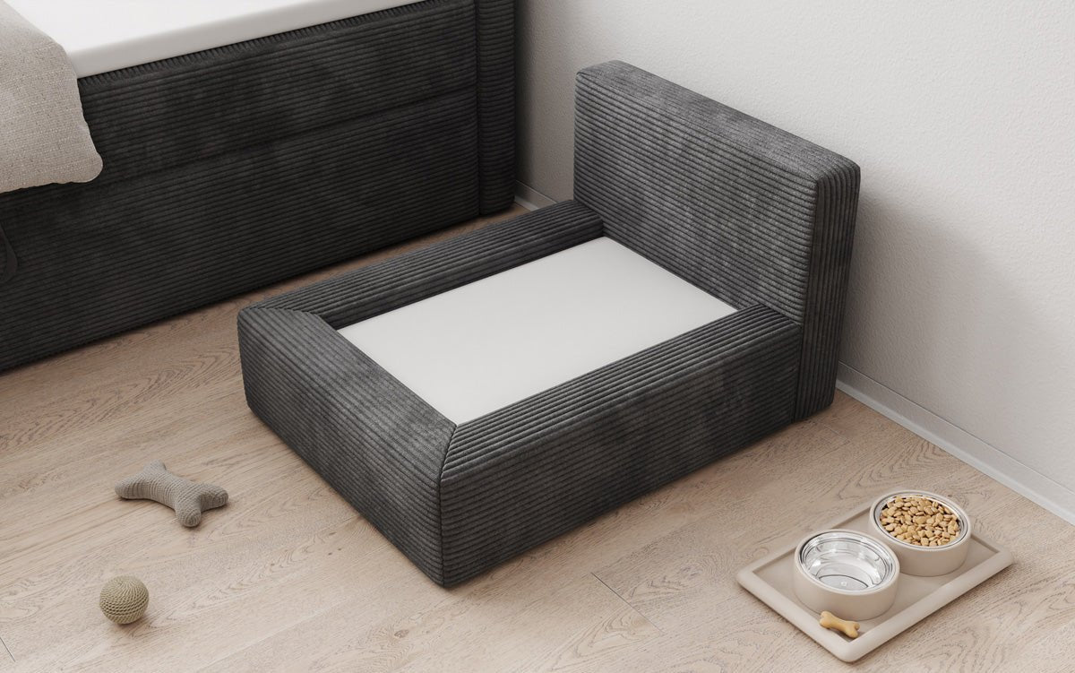 Hundeseng LupoLounge 80 × 60 cm i Cordfløjl