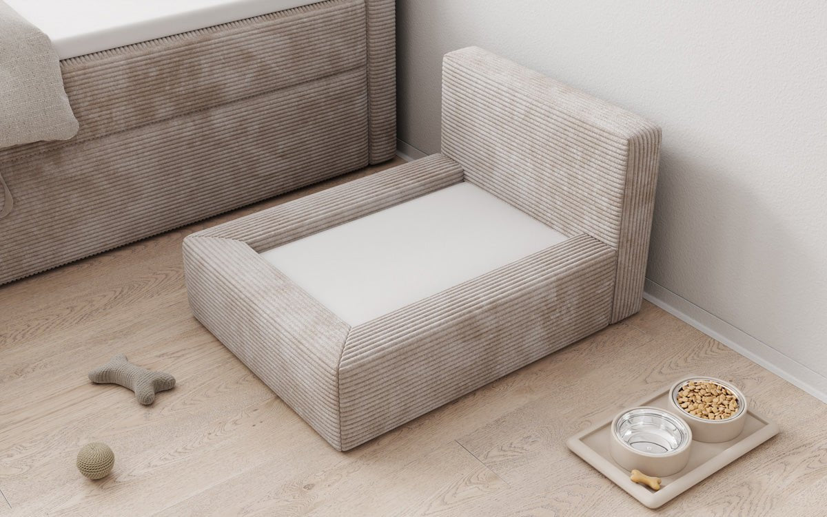 Hundeseng LupoLounge 80 × 60 cm i Cordfløjl