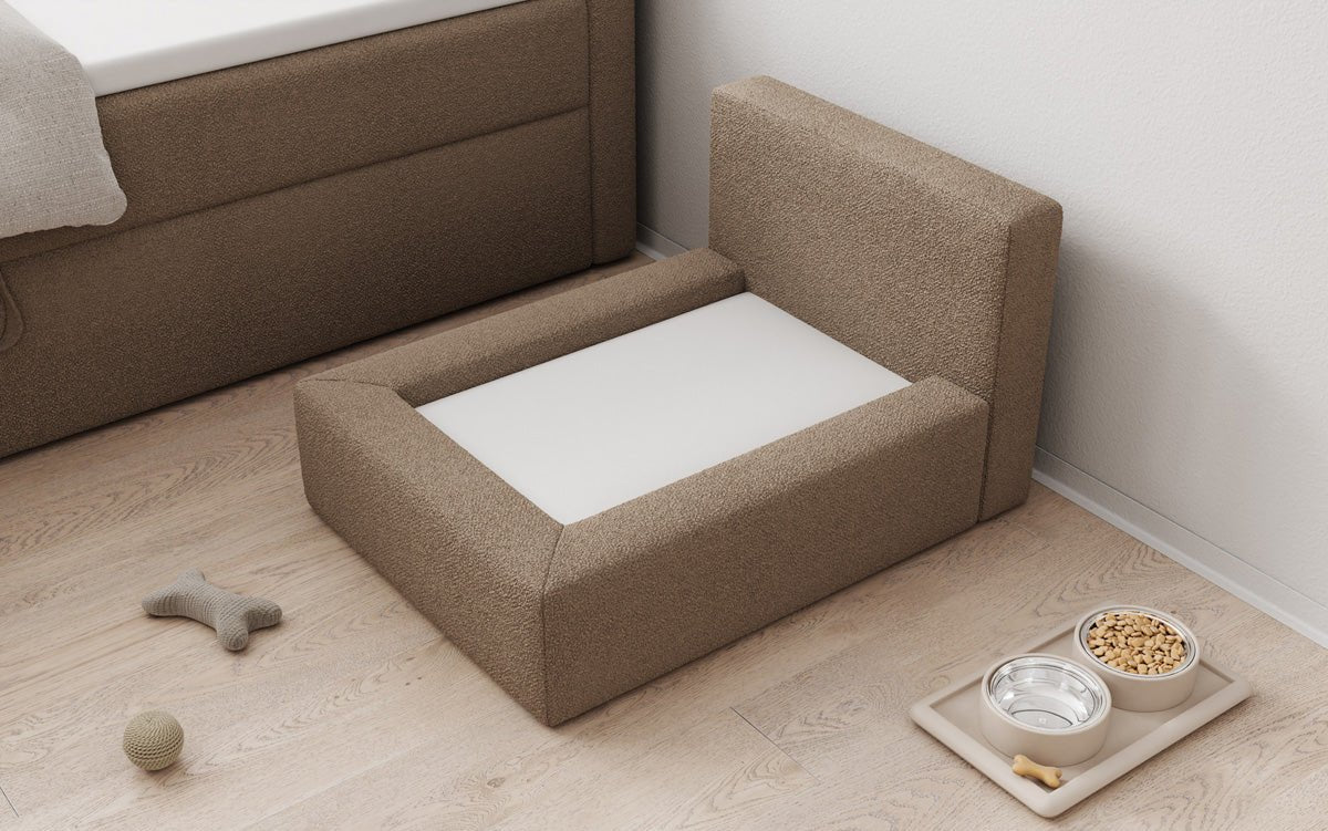 Hundeseng LupoLounge 80 × 60 cm i Bouclé