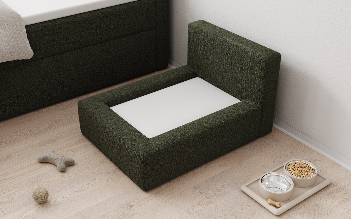 Hundeseng LupoLounge 80 × 60 cm i Bouclé