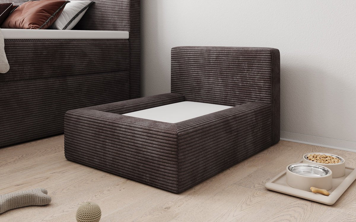 Hundeseng LupoLounge 80 × 60 cm i Cordfløjl