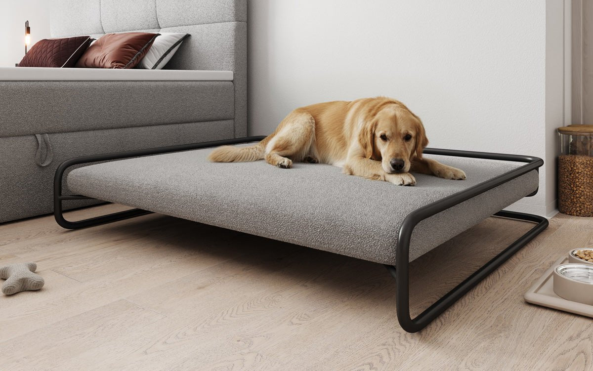 Hundeseng Arlo 100×120 cm i Bouclé