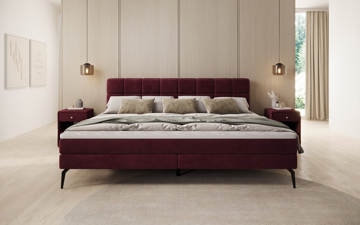 Familien Kontinentalseng Savona – 220/240x200 i Velour