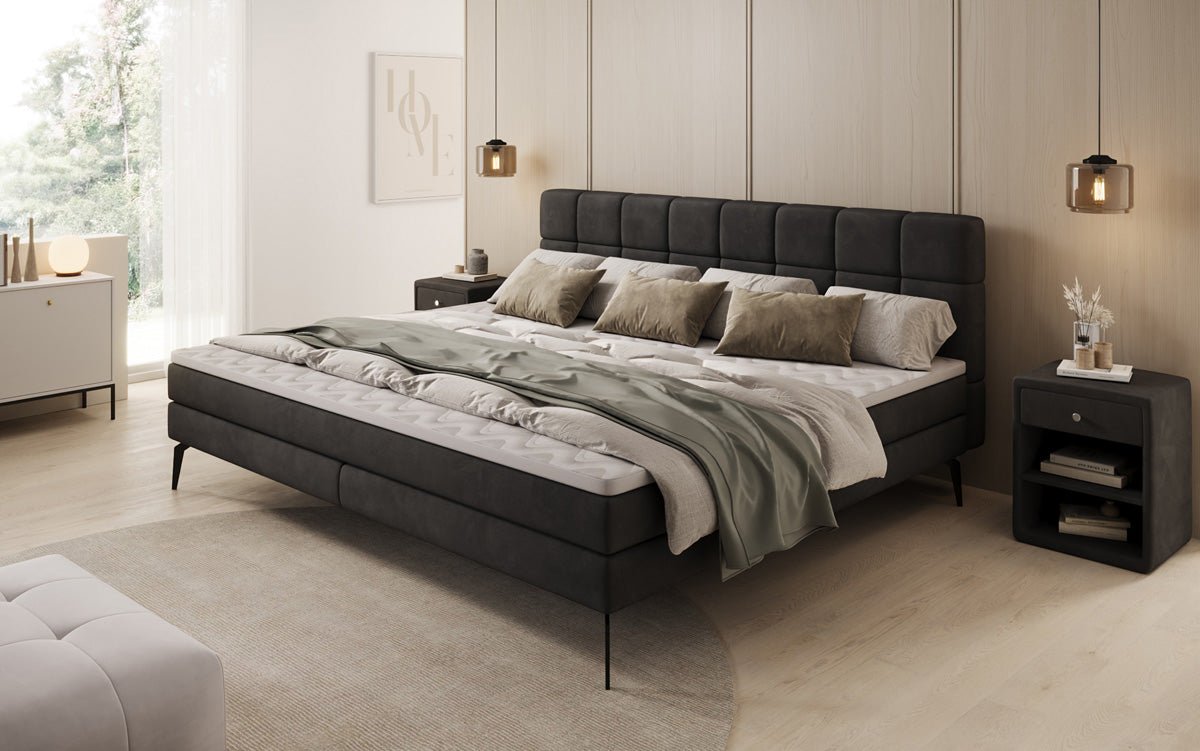 Familien Kontinentalseng Savona – 220/240x200 i Velour