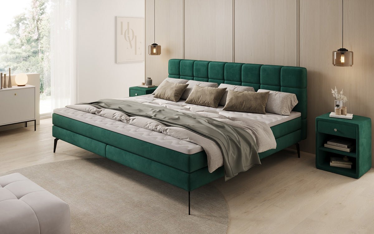 Familien Kontinentalseng Savona – 220/240x200 i Velour