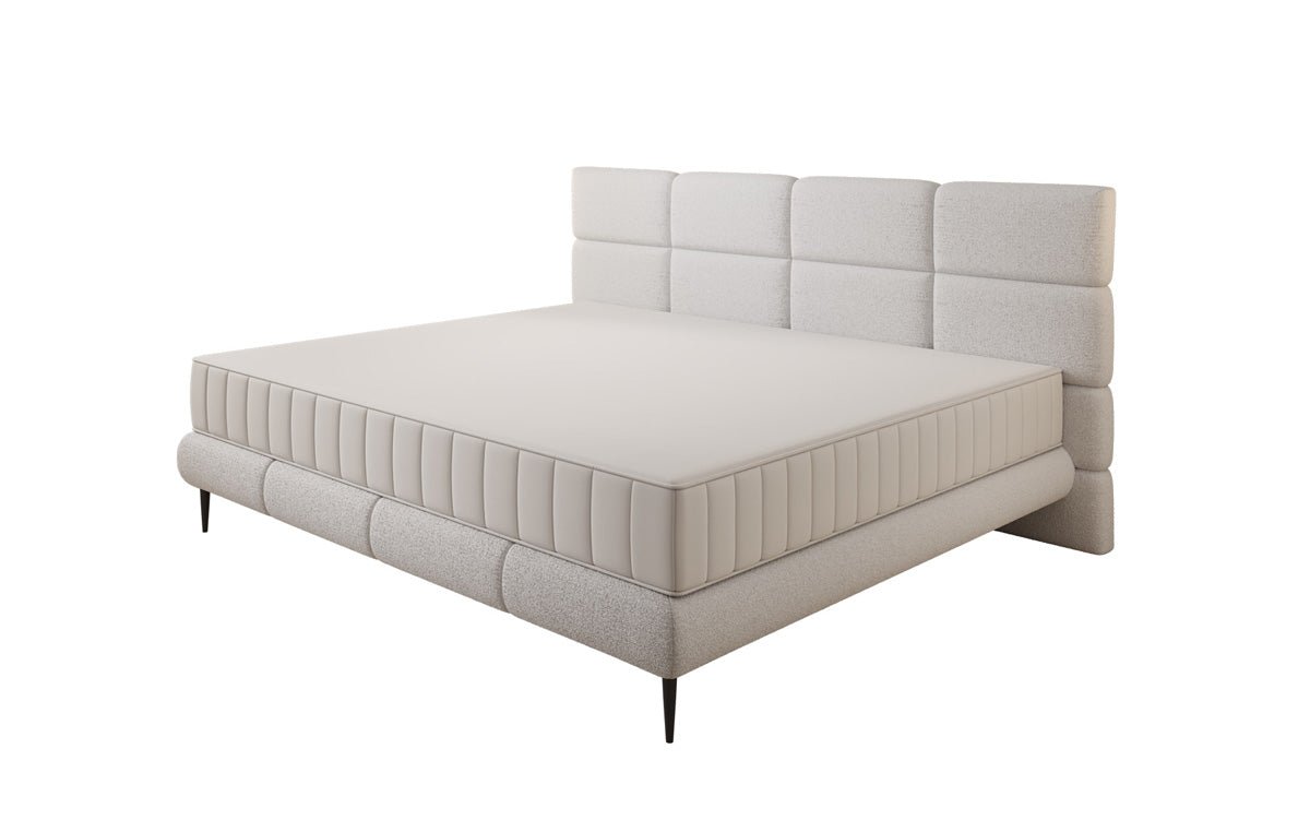 Familien polstret seng Milano Bouclé i 220/240x200