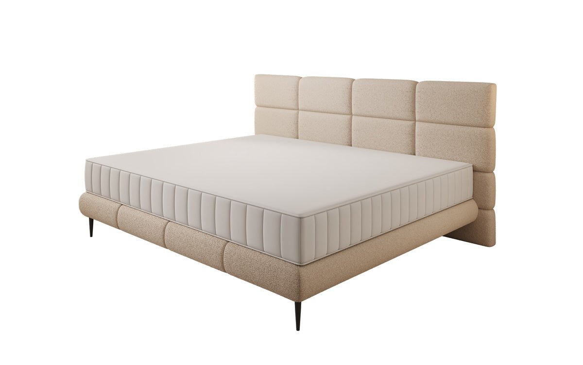 Familien polstret seng Milano Bouclé i 220/240x200