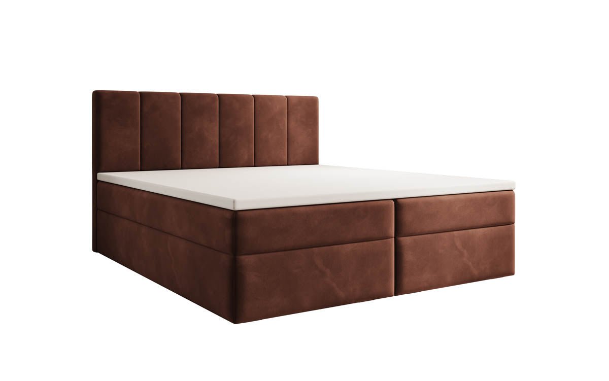 Boxspringbett Aurelia Samt mit Stauraum