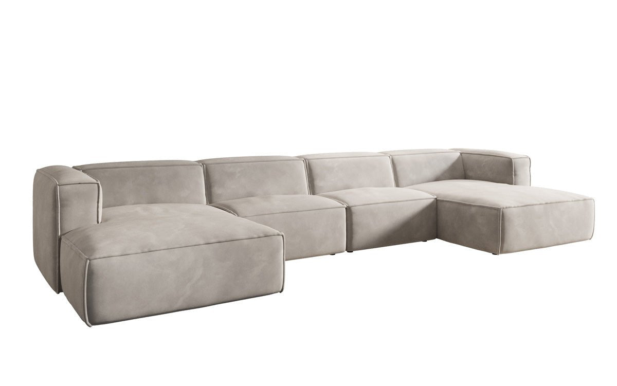 Designer Sofa Comfy U in Velvet