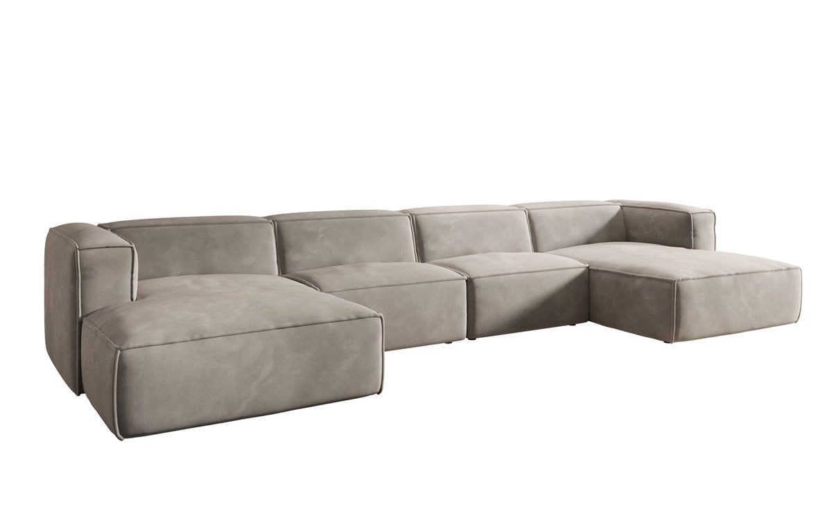 Designer Sofa Comfy U in Velvet