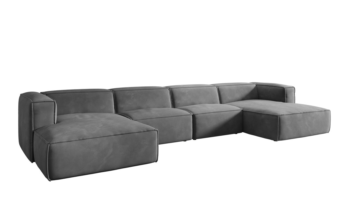 Designer Sofa Comfy U in Velvet