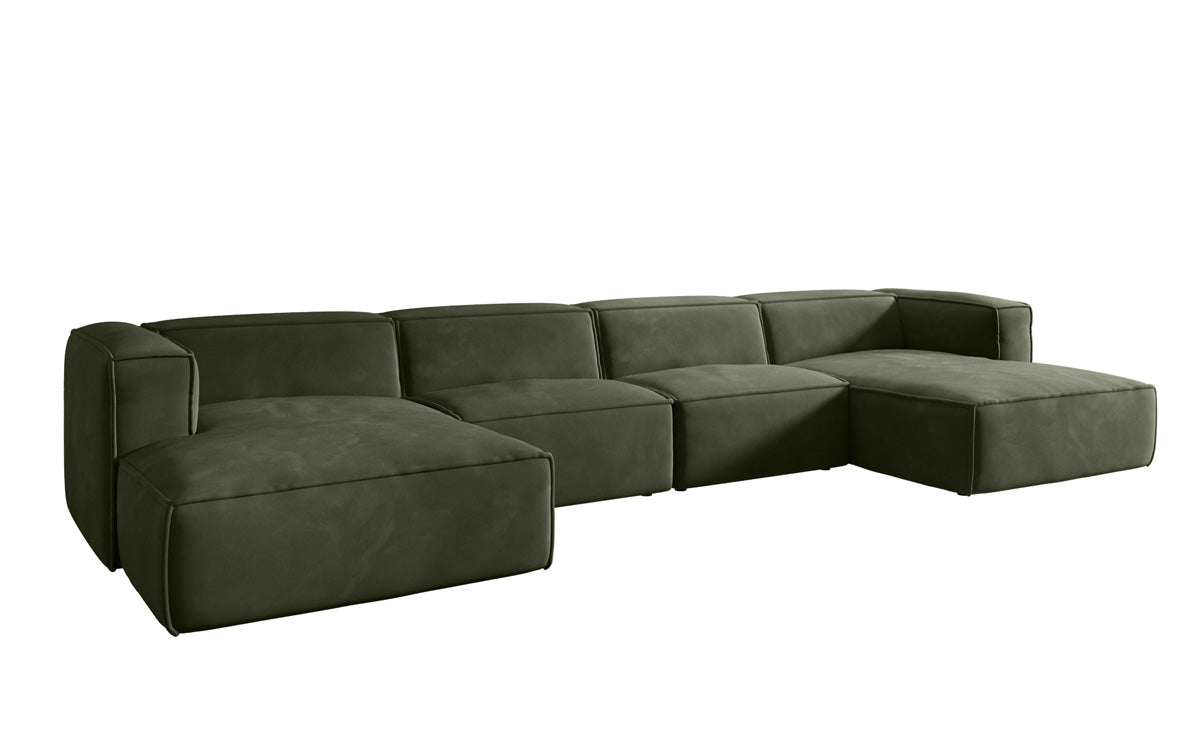 Designer Sofa Comfy U in Velvet