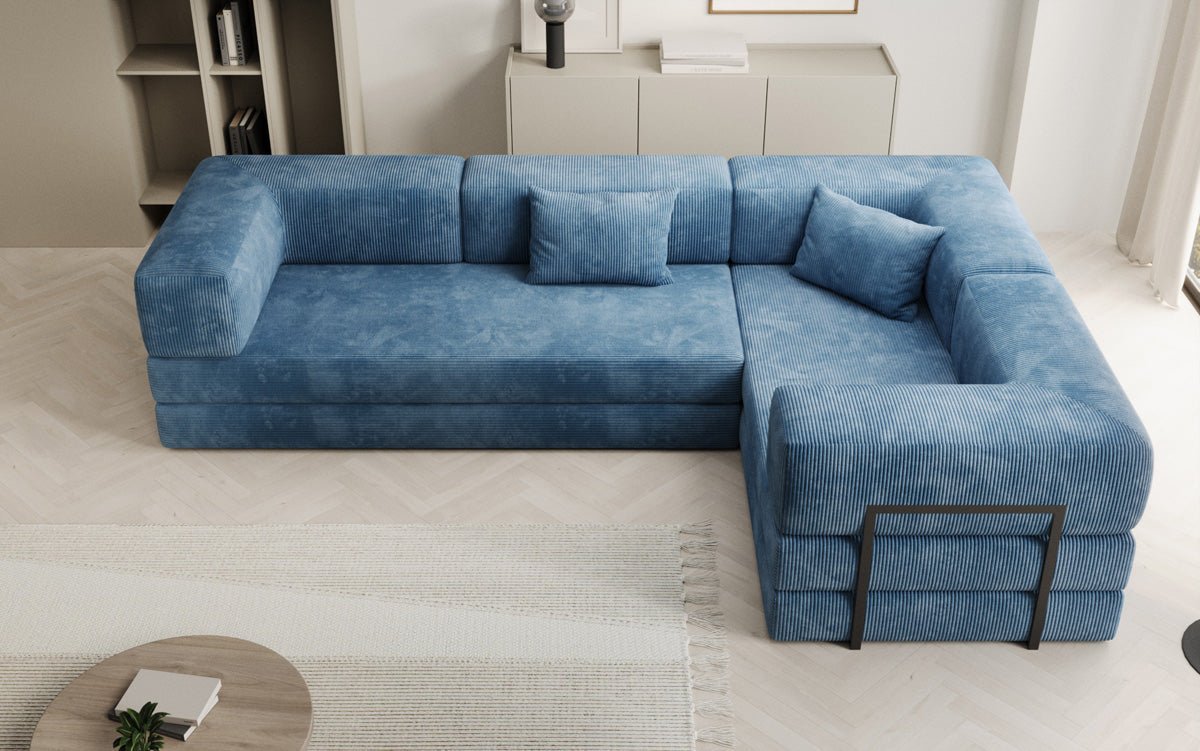 Designer Sofa Lazy L lukket i snor
