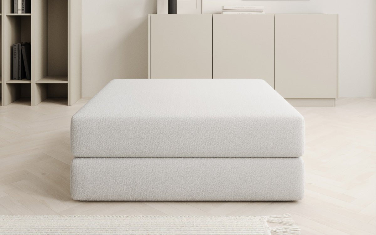 Beistellhocker Lazy i Bouclé