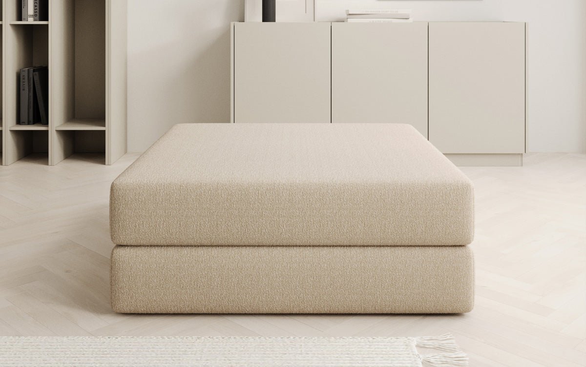 Beistellhocker Lazy i Bouclé