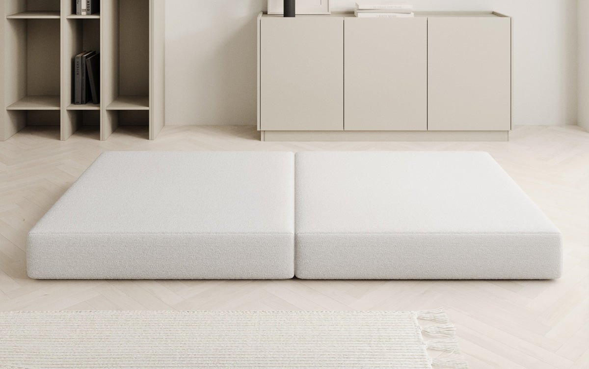 Beistellhocker Lazy i Bouclé