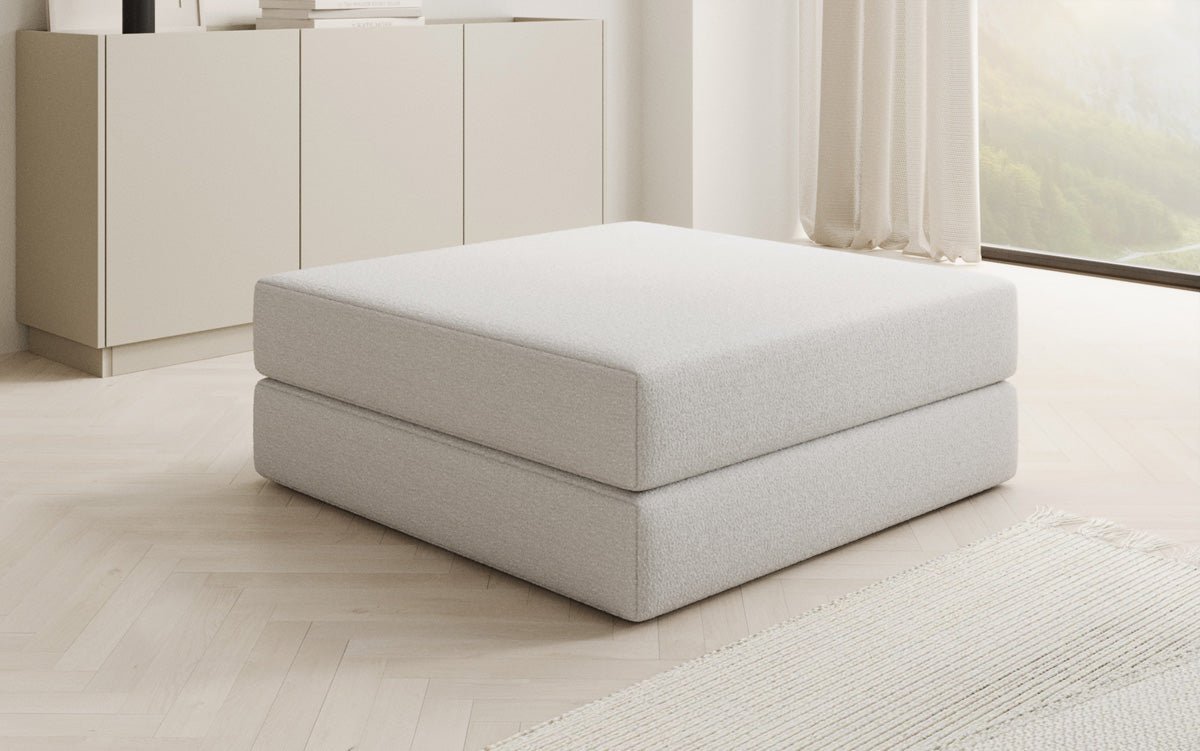 Beistellhocker Lazy i Bouclé