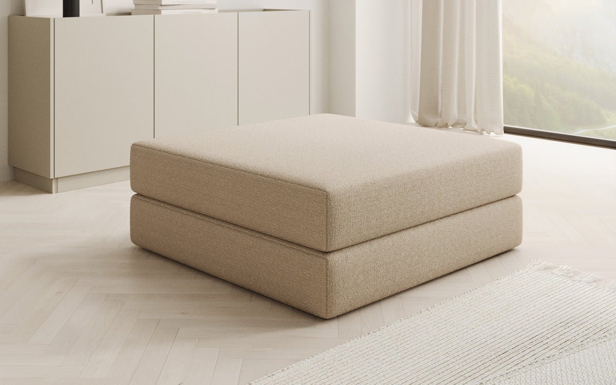 Beistellhocker Lazy i Bouclé