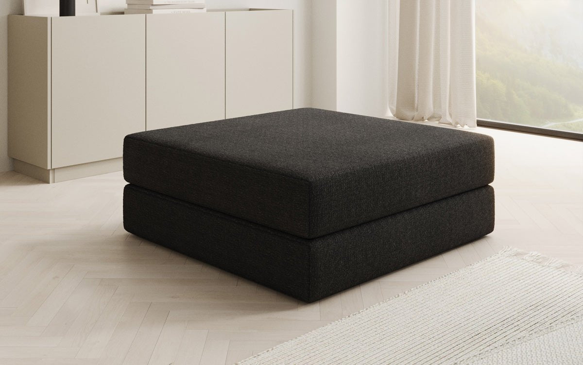 Beistellhocker Lazy i Bouclé