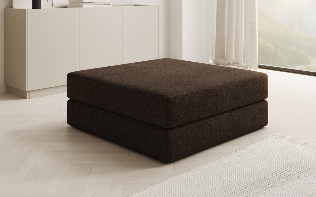 Beistellhocker Lazy i Bouclé