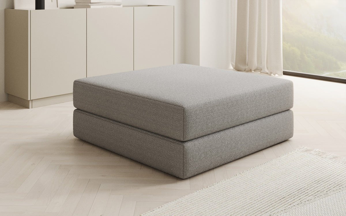 Beistellhocker Lazy i Bouclé