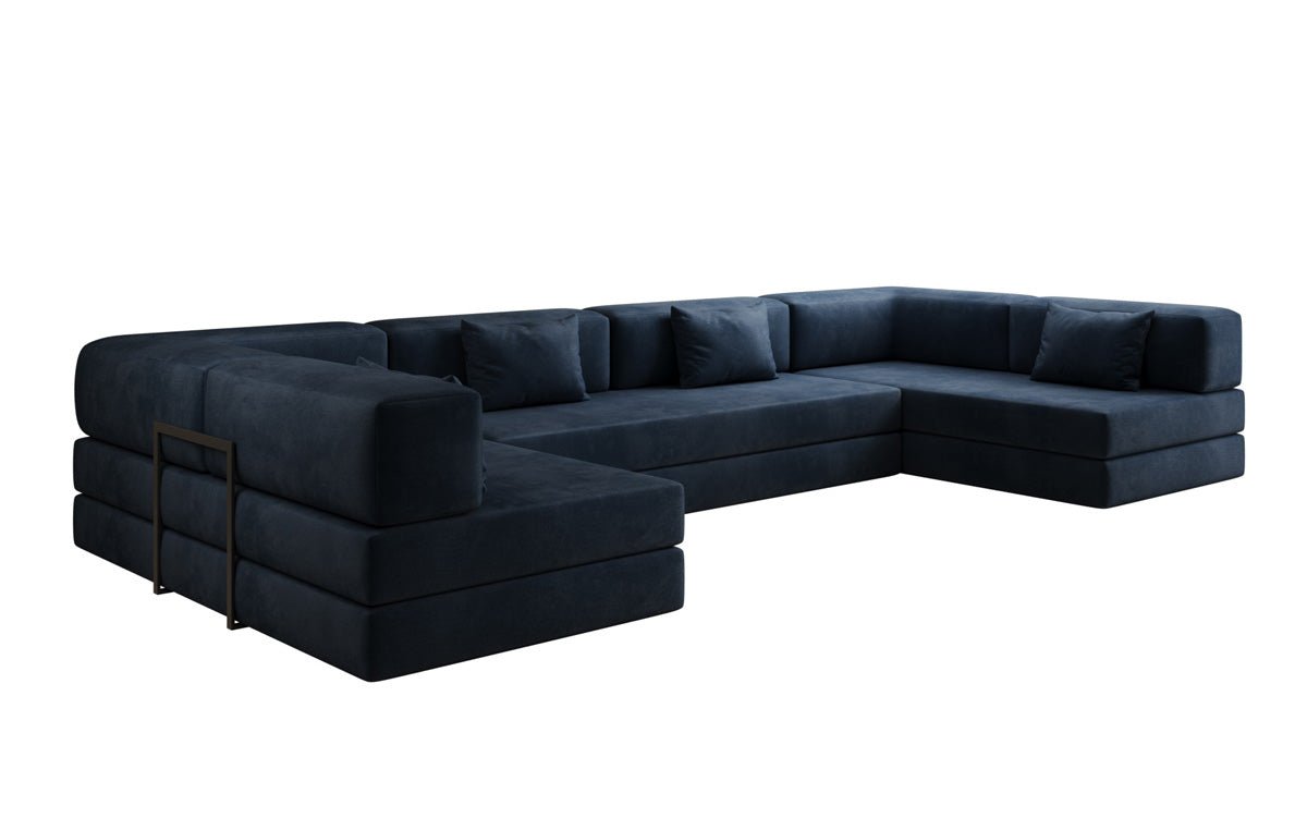 Designer Sofa Lazy U i Velour